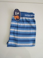 Peter Alexander Men's Stripe Print Long John / Pyjama Pants Size M