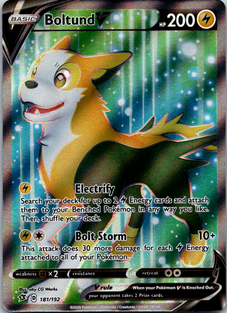 boltund v pokemon card value Cards Price Guide Placeholder Image Provided Boltund V Full Art 181/192