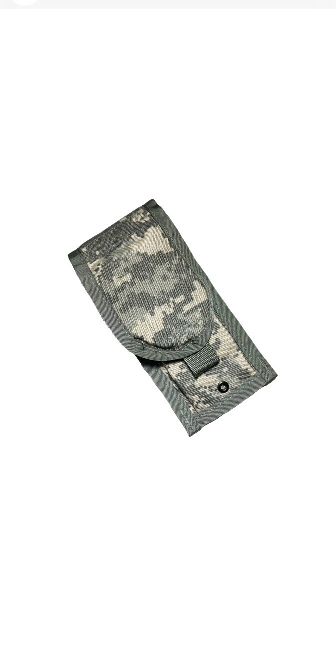 US Military MOLLE II Double Mag Pouch 2 Magazine Mag Army ACU Camo USED-image