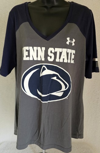 Under Armour Womens Shirt Top Blouse Size XL X Large Multicolor Penn State
