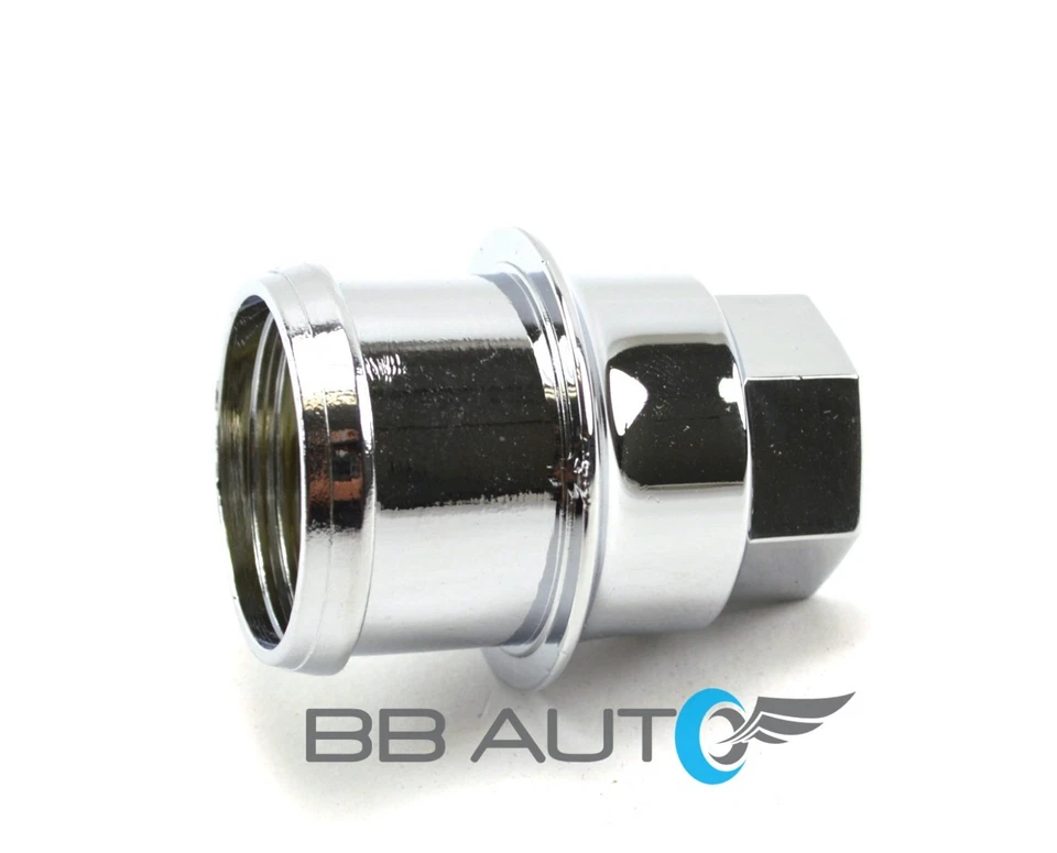 SET OF 32 SILVERADO AVALANCHE SIERRA EXPRESS VAN WHEEL CHROME LUG NUT COVERS NEW - Image 3 of 4