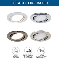 Recessed GU10 Downlight Ceiling Spotlights Fire Rated Fitting IP65 Downlighters 