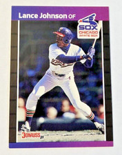 1988 Leaf Donruss '89 MLB Trading Card #606 Lance Johnson Chicago White Sox
