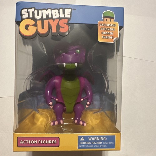 Purple Dragon, "Puff" Stumble Guys Actionfigur 2024 Neu in Verpackung + Bonus Mystery Mini - Bild 1 von 2