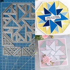 Metal Cutting Dies Windmill Background Scrapbooking Embossing Stencil Card Craft