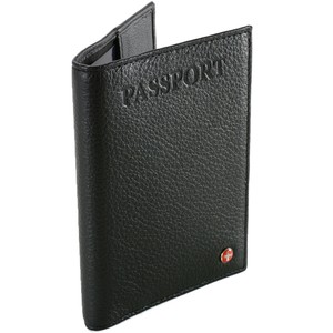 Alpine Swiss Passport Cover Genuine Leather Travel Case Organizer Holder Wallet - Click1Get2 Black Friday