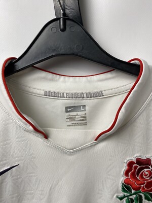 Nike British england Rugby Union Team Shirt Jersey Mens size L | eBay