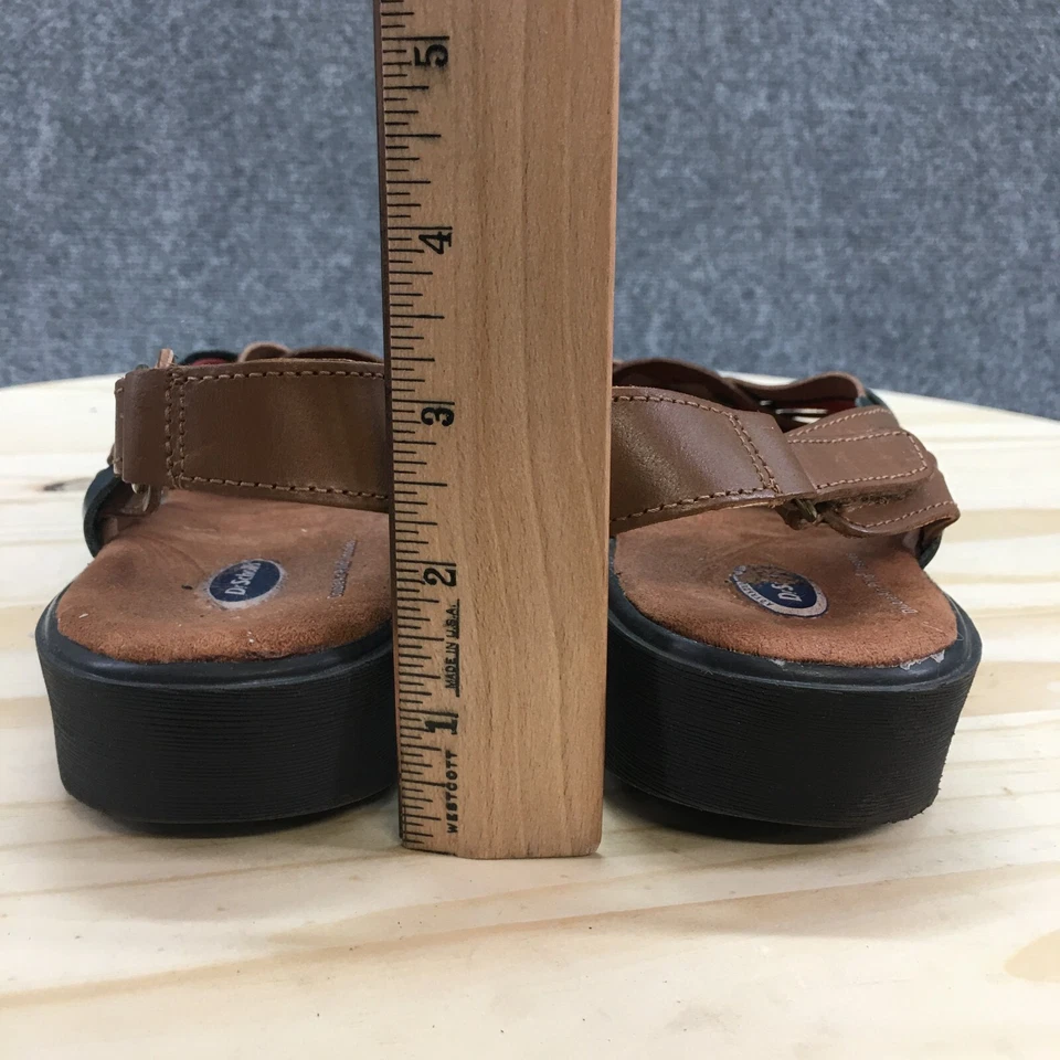 Босоножки женские Dr Scholls 11 M Aztec Huarache с открытым носком с ремешком коричневые с крючком и петлей - Изображение 4 из 4