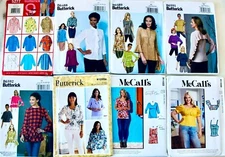 U PICK! WOMENS PLUS SIZE TOP BLOUSE  SEW PATTERN ~ UC