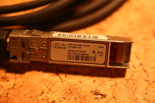 Cisco 3m 10GbE SFP+ Twinax SFP-H10GB-CU3M Kabel DAC 10Gbit Ethernet 10 Gigabit - Bild 3 von 3