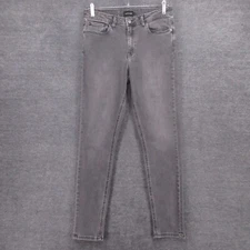 Frank And Oak Jeans Womens 30 Gray Debbie Skinny Mid Rise Stretch