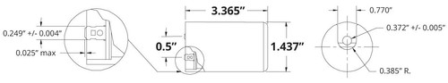 Temco 59 71 Uf Mfd 220 250 Vac Volts Round | INDIA