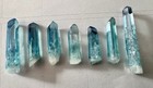 Aqua Aura Quartz Crystal Points - Polished, Assorted set of Seven- 1”- 1.5” long — photo 1