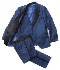 London Fog Boy s 4-18 Modern Fit 3-Piece Formal Tuxedo Suit Set - CLEARANCE