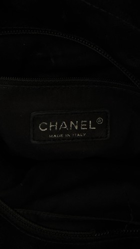 CHANEL Paris Biarritz Tote Handbag Black Leather CC - Picture 9 of 13