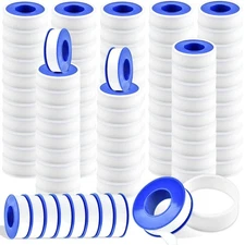 100 Rolls Teflon Tape,1/2 x 520 in Plumbers Tape, 0.5 inches x 520 