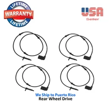 4 ABS Wheel Speed Sensor Front & Rear Fit Mercedes-Benz C300 2015-2023 RWD