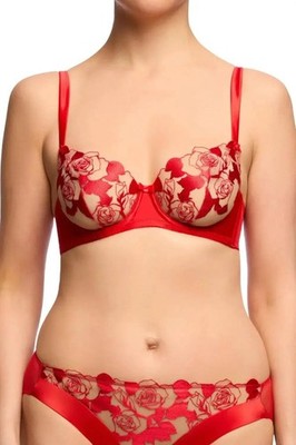 Dita Von Teese Rosabelle Unlined Bra Flame