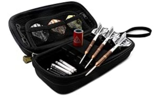 CUESOUL 90% Tungsten 26g Steel Tip Darts mit Dartcase