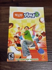 Eye Toy Play 2 Playstation 2 PS2 Instruction Manual Only
