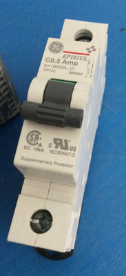 GE EP101ULC05 EP101UL C.05 EP101UL AMP SUPPLEMENTARY PROTECTOR OPEN BOX
