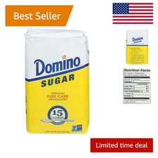 Non-GMO Granulated Sugar, 64 OZ - Ideal for Baking Beverages