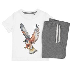 Kinder Nachtwäsche-/Pyjama-Set "Falcon Ready To Catch Its Prey" (KP045185)