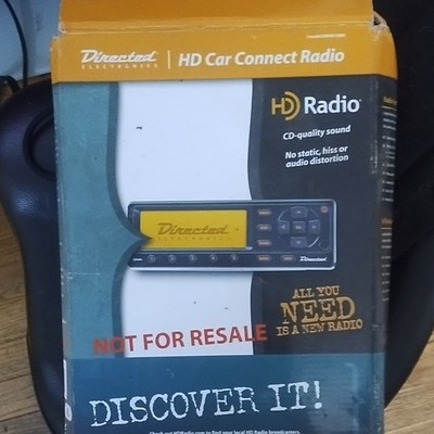 Directed Electronics HD Car Connect Radio 1 DIN In-Dash Unit, HD Radio