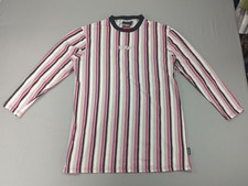 Kickers Women's Vintage Long Sleeve Vertical Stripe T Shirt Dress Size S