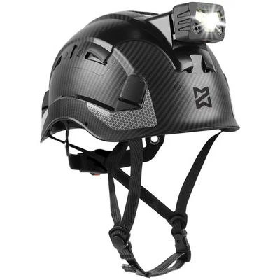 Höhenarbeiten Industriehelm Erwachsene Bauhelm LEDKopflampe inklusive ABS Sch... - Bild 1 von 4