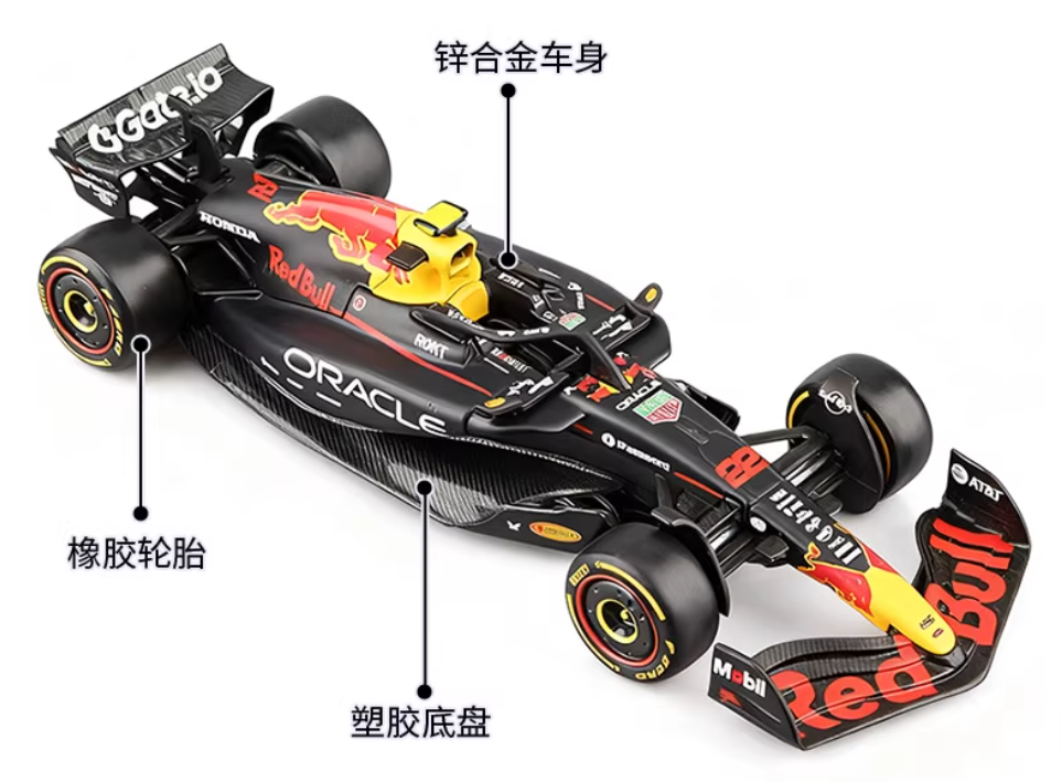 Bburago 1:43 2025 Oracle RB21 F1 Formula Red Bull Max Verstappen