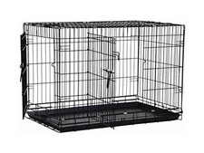 Precision Pet Two Door Wire Dog Crate Black 24.0"L x 18.0"W x 19.0"H