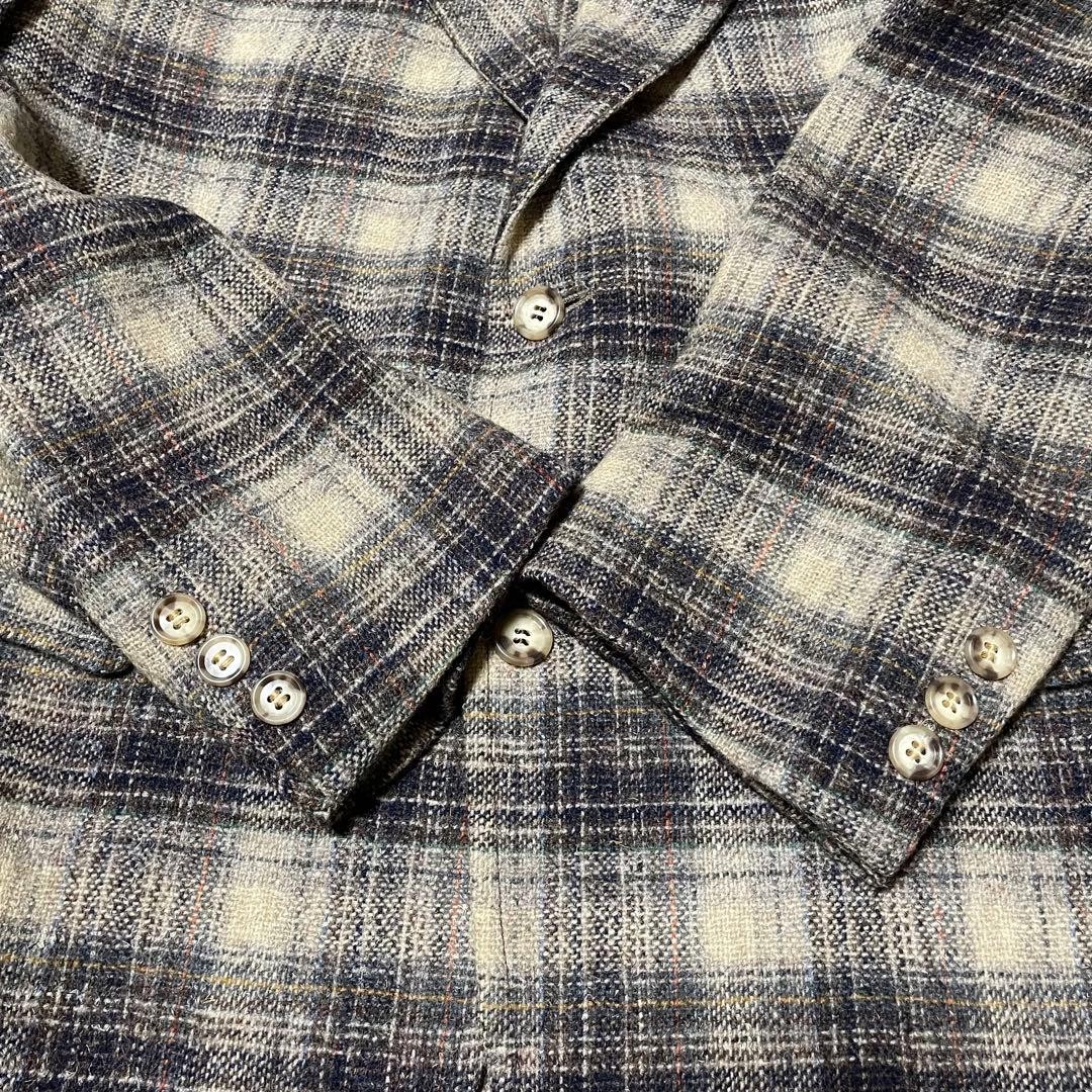 Pendleton Wool Plaid Tailored Jacket Free Size Be… - image 6