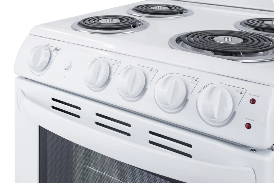 Summit RE2411 24"W 2.9 Cu. Pies - Blanco Foto 4 de 4