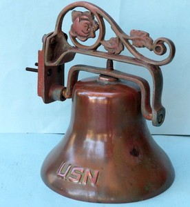 Extremaly RARe US NAVY Bronze BELL