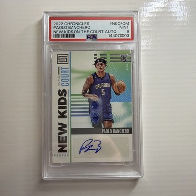 2022-23 Panini Chronicles PAOLO BANCHERO Rookie RC Auto New Kids On The Court