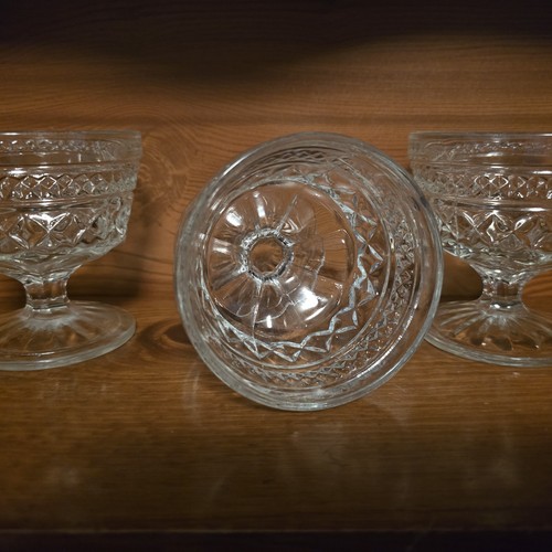 Vintage Wexford Glas Desert, Eisbecher, Eisschale 4er Set - Bild 3 von 6
