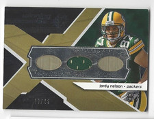 2008 /25 JORDY NELSON SPx Event Worn JERSEY RELIC card #WM-JN SN#'d 9/25 Packers
