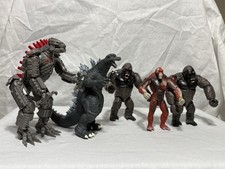 Godzilla vs Kong MonsterVerse Figure Lot Playmates Toho Mecha Godzilla King Kong