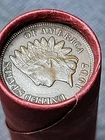 Terrific Bu 1907 Indian Head &Toned Bu Dime Ends Of Lincoln Wheat Cent Roll