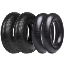AR-PRO 4.80/4.00-8 Tire and Inner Tube Set for Dollies Trolleys Wagons