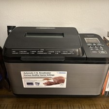 Zojirushi BB-PDC20 Automatic Bread Maker – Black/Stainless, 2 lb, MINT!!