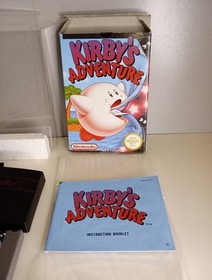 NINTENDO NES KIRBY'S ADVENTURE BOXED VGC