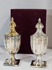 Vintage~Silver Treasures~Godinger~Silver Tone~Art Fluted Salt & Pepper Shakers — photo 2