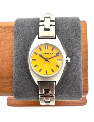 VIVAYOU Women Quartz Watch UB09-R0 23mm working New Battery -e464 