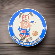 Birmingham City Blues Small Heath Alliance 1875 Enamel Badge Beau Brummie.Q18148