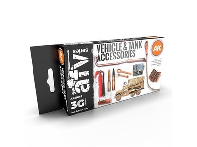 Ak Interactive - 3.Generation - Acrylfarben Set Fahrzeug- und Tankzubehör
