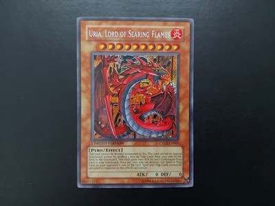Yugioh - Uria, Lord of Searing Flames CT03-EN005 Secret Rare Promo