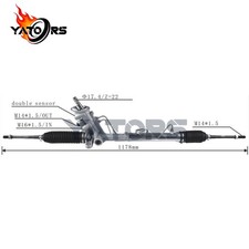 Conjunto de cremallera y piñón de dirección asistida 5U1422055A para VW Voyage 2008-
