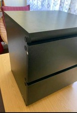 komoda z szufladami drewniana czarna